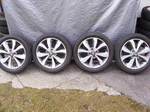 日産 ・三菱純正軽用アルミホイール15インチ トヨタセンターキヤップ