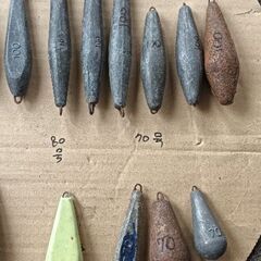釣り用　オモリ１２０号〜70号の画像
