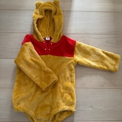 プーさん風ロンパースとティガーぬいぐるみセット