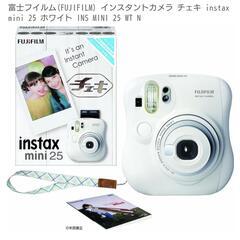 富士フイルム(FUJIFILM) インスタントカメラ チェキ instax mini 25 ホワイトの画像