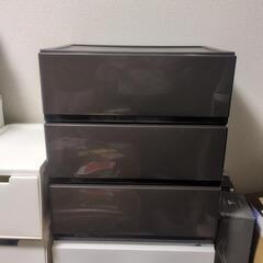 衣装ケース3段(2個セット)　ゴールデンウィーク中に引き渡し