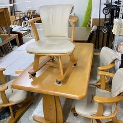 ダイニングテーブルセット　椅子4脚付き　リサイクルショップ宮崎屋...