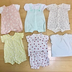 【全部で11点】かわいい女の子用ベビー服、肌着　70〜80