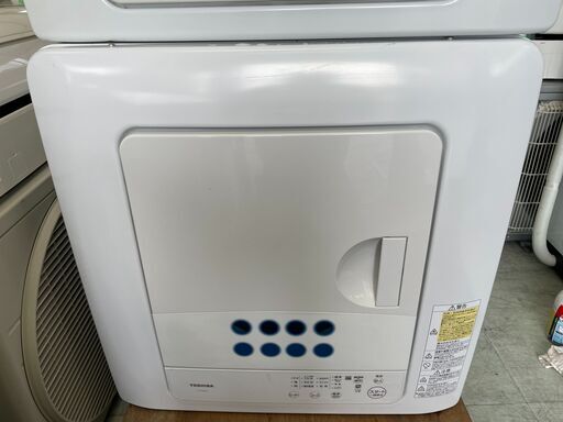 2021年製　東芝6.0K　衣類乾燥機　分解クリーニング済み