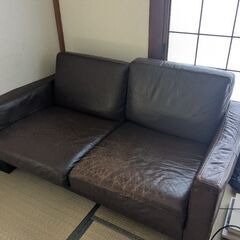 無印　2-3人がけソファの画像