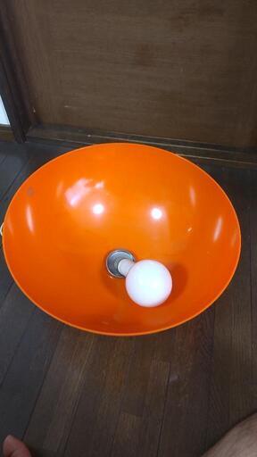 ⭐️早い物勝ち♪昭和レトロ♪オレンジ色♪天井照明♪ペンダント