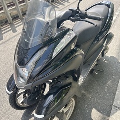 【値下げ‼️】トリシティ125 普通免許　側車付軽二輪登録 自賠責付き！SE82Jの画像