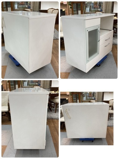 S205 ⭐ マルミツ キッチンカウンター レンジ台 幅105cm USED