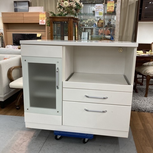 S205 ⭐ マルミツ キッチンカウンター レンジ台 幅105cm USED