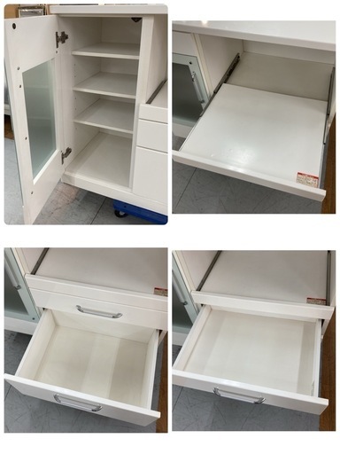 S205 ⭐ マルミツ キッチンカウンター レンジ台 幅105cm USED