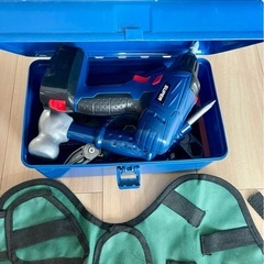 動作確認済ごっこ遊びトイ 大工さん DIY 組み立て男女兼用 収納ボックス付きの画像