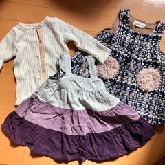 女の子服3点セット80cm