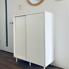 お値下げ★ IKEA イケア★シューズボックス　シューズキャビネ...