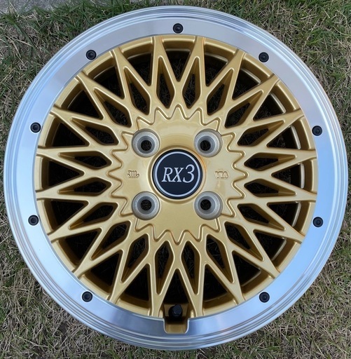 ⭐️ フェニーチェRX3 ゴールドポリッシュ 14インチホイール新品4本セット⭐️⭐️