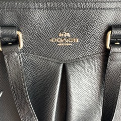 COACH ハンドバッグ　黒　ブラックの画像