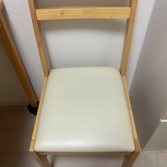 【2024/5/4引取】ダイニングテーブル、椅子2脚の画像