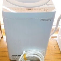 SHARP 中古 SGB-ESGE7CW 洗濯機 7.0kg シャープ ES-GE7C-W