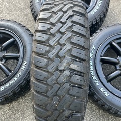 希少！ RSワタナベ エイトスポークとナンカンMTホワイトレタータイヤのセット の画像