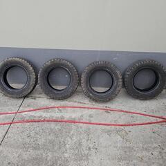 145/80R12 6PR タイヤ4本イボ付き