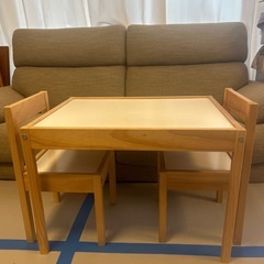 IKEA  キッズ　テーブルセット