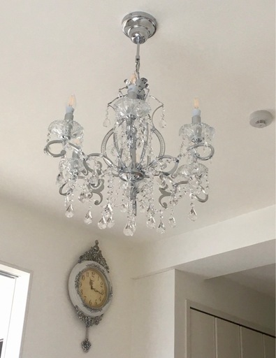 シャンデリア 6灯 アンティーク