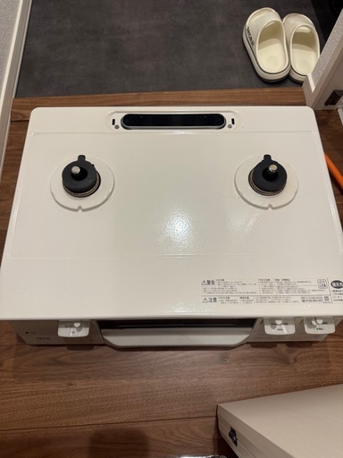 【美品】ガスコンロ リンナイ (Rinnai) 59cm 2口 ガスコンロ HOWARO C ホワロC  プロパン ガス ガステーブル 両面焼きグリル ココットプレート