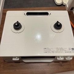 【美品】ガスコンロ リンナイ (Rinnai) 59cm 2口 ガスコンロ HOWARO C ホワロC  プロパン ガス ガステーブル 両面焼きグリル ココットプレート  