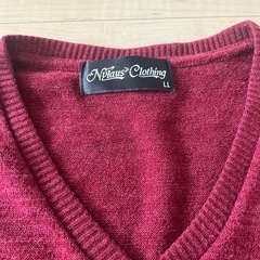 メンズ薄手セーターの画像