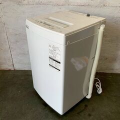 TOSHIBA 中古 全自動洗濯機 東芝 4.5kg ピュアホワイト AW-45M7