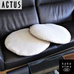 ACTUS(アクタス)で取り扱われていたシートクッション2点セッ...