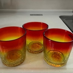 琉球ガラスコップ