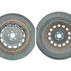 中古タイヤ　205/60R16 92H　1本　スチールホイール付き　DUNLOP ENASAVE RV505　2020年製の画像