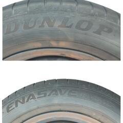 中古タイヤ　205/60R16 92H　1本　スチールホイール付き　DUNLOP ENASAVE RV505　2020年製の画像
