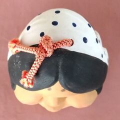 おかめひょっとこ土鈴の画像