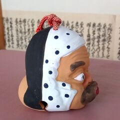 おかめひょっとこ土鈴の画像