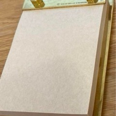 デッドストック】吉田三郎商店☆真鍮メモ帳付台座 予備メモ用紙1