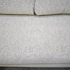 ≪yt1893ジ≫ 馬場家具 3人掛けソファ スツール付属 幅約220cm ライトグレー系 エリス219 カウチ/L字 シェーズロング 東京インテリア 中古家具/宮城県仙台市 70412-02の画像