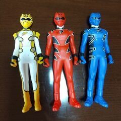 獣拳戦隊ゲキレンジャー 戦隊ヒーロー フィギュアセット 3体