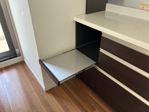 【美品】PAMOUMA(国産)食器棚(カップボード)幅120cm + 60cm 中古