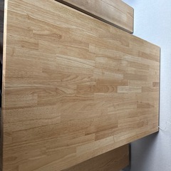 GW中値下げ【定価57500円/35000円/脚×2】KANADEMONO ダイニングテーブルセットの画像
