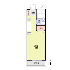 1ワンルーム ☆5/27 プロフ必読☆審査 初期費用 保証人無で...