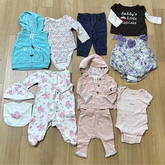 【50〜60cm】【11点セット】【おまけ付】ベビー服  スタイ...