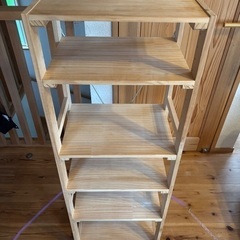 ニトリ木製ラックの画像