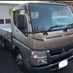 希少三菱ふそうキャンター3トンAT低床平ボディの画像