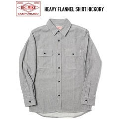 【美品】ストライプ長袖シャツ BIG MIKE XL