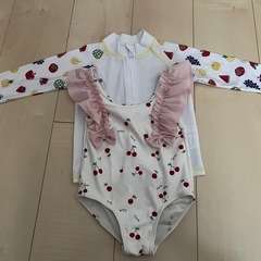 サイズ90 ラッシュガード、水着の画像