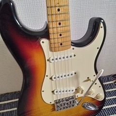 フェンダーストラト　ラージヘッドサンバースト　ビンテージギターの画像