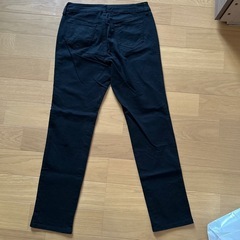 レディース　チノパン　ブラックの画像