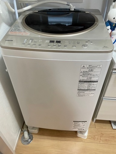 TOSHIBA 2021年製 縦型洗濯機 世知辛い 10kg ブラック 売買され