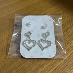 お譲りします 新品 ハートのピアス